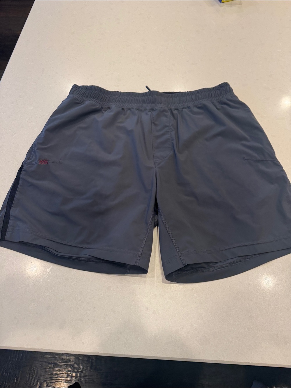 RHONE Men's Charcoal Athletic Shorts